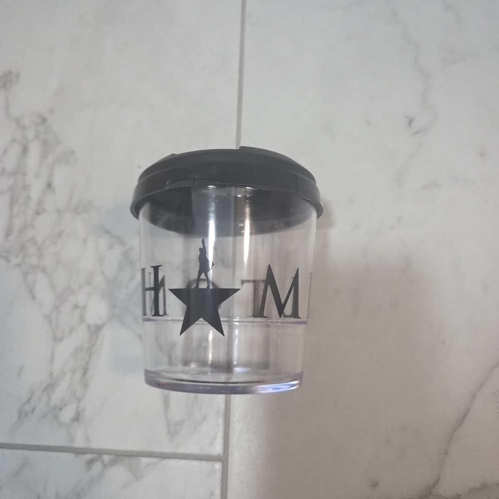 Hamilton Black and Clear Star Tumbler